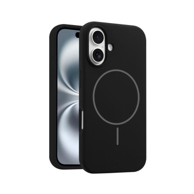 Cover Anti-Urto in Silicone Liquido con Magnete – iPhone 16