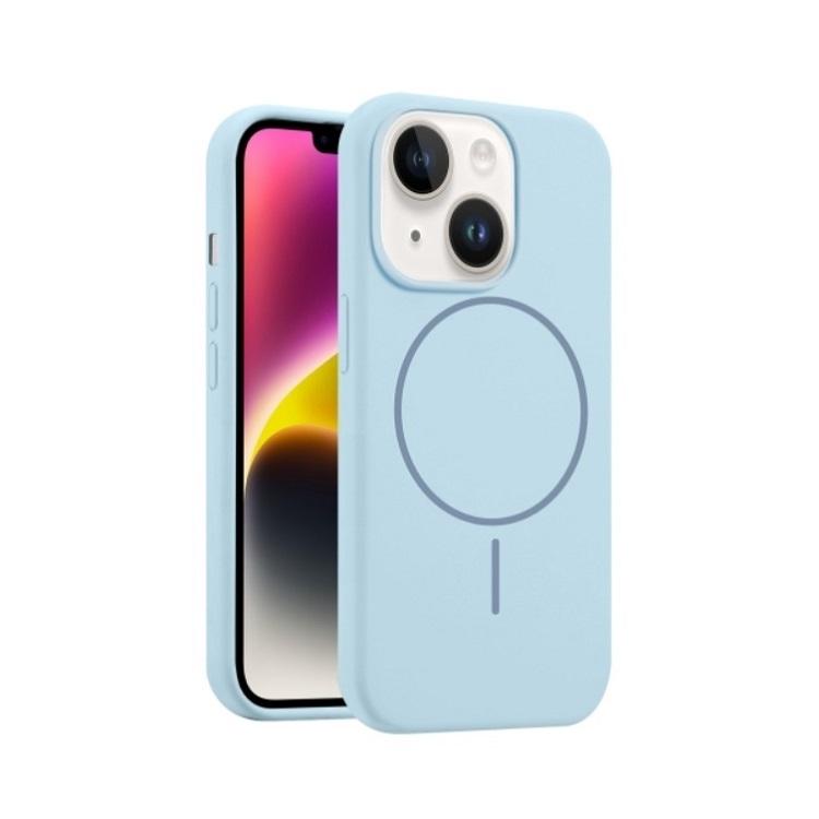 Cover Anti-Urto in Silicone Liquido con Magnete – iPhone 14 Plus