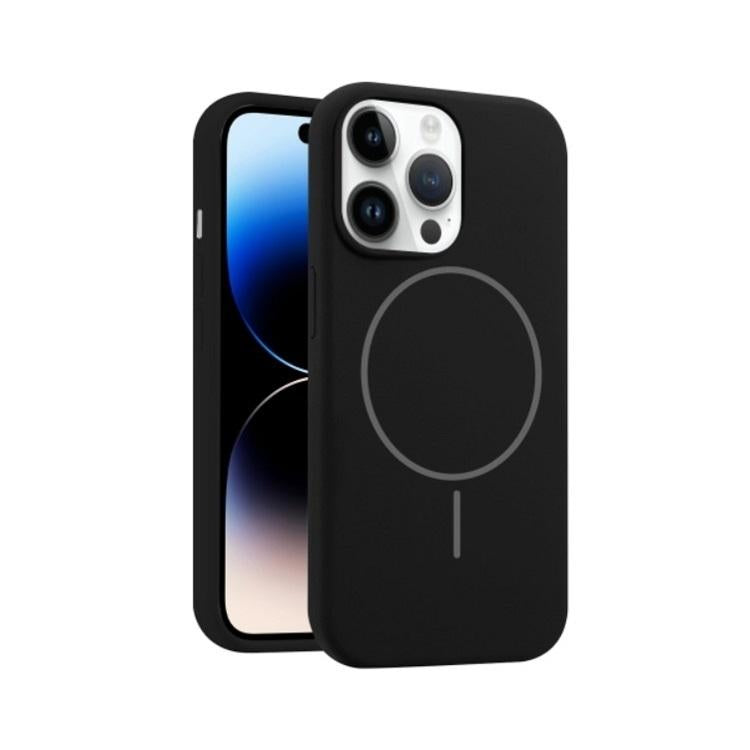 Cover Anti-Urto in Silicone Liquido con Magnete – iPhone 14 Pro