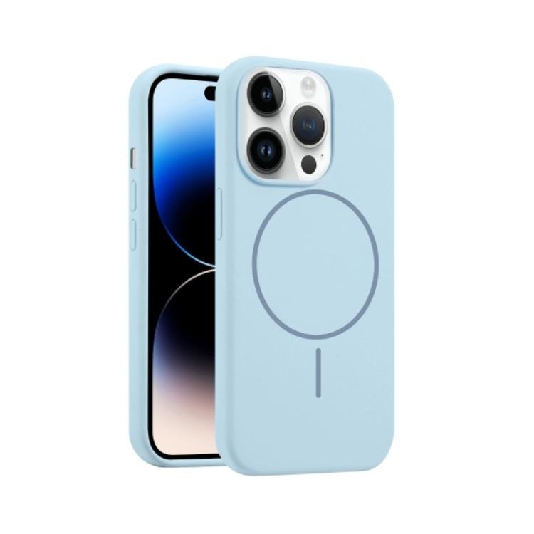Cover Anti-Urto in Silicone Liquido con Magnete – iPhone 16 Pro Max